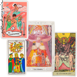 Encontrando el significado de El Enamorado (Los Amantes) Tarot