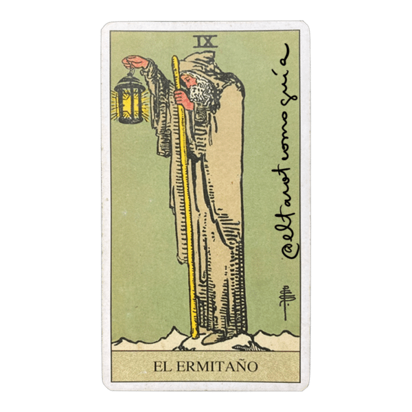 Encontrando el significado de El ERMITAÑO en varios Tarot