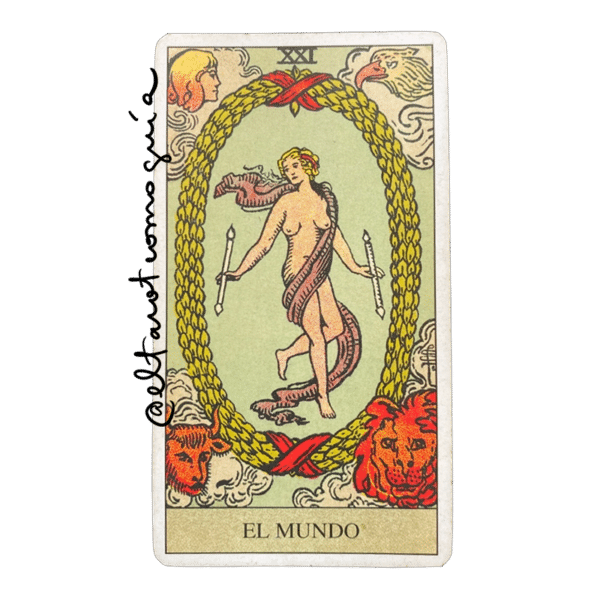 Encontrando El Significado De El MUNDO En Varios Tarot