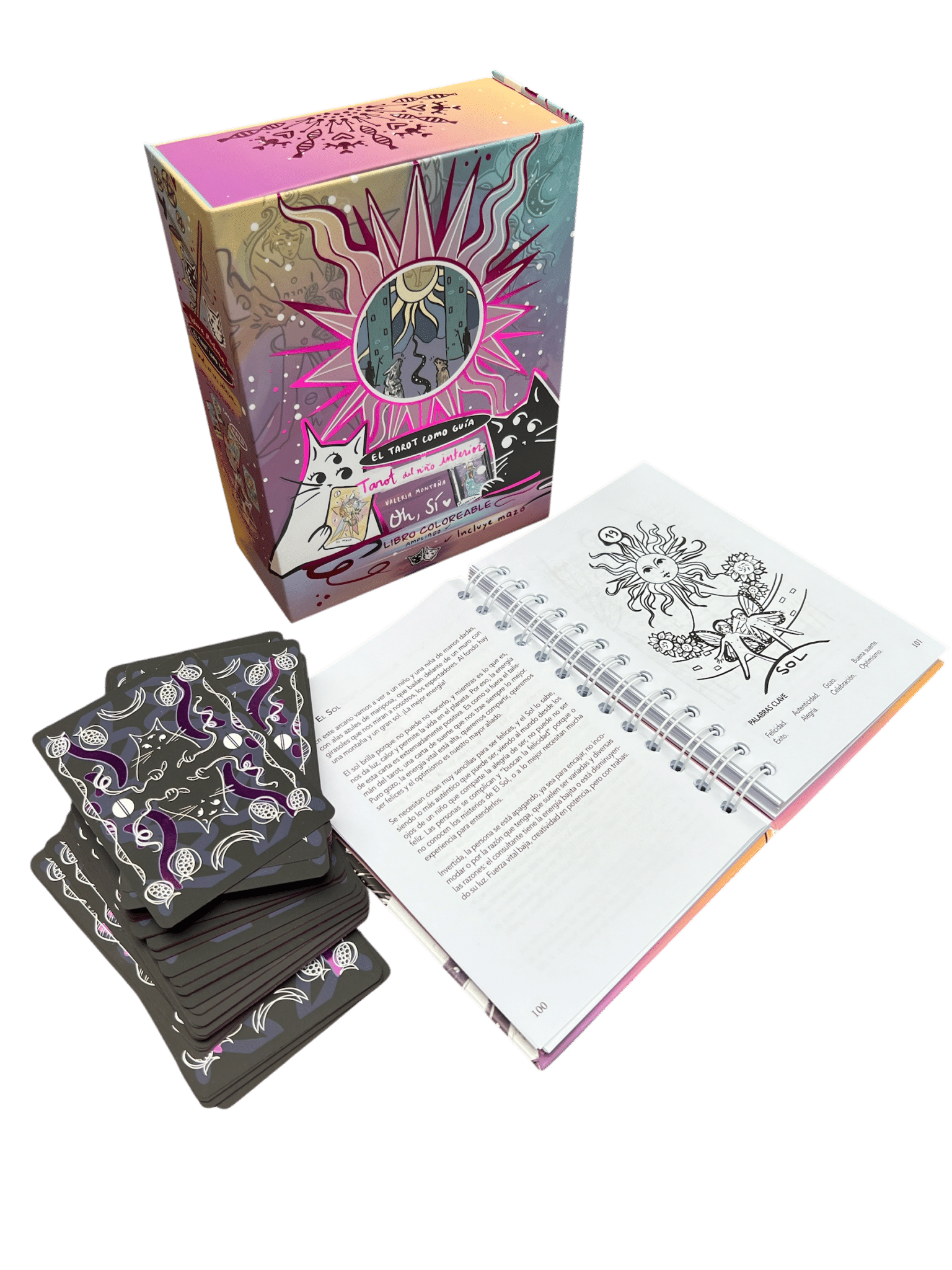 kit libro de estudios + tarot 4ta edición "niño interior"